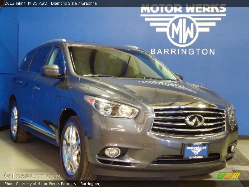 Diamond Slate / Graphite 2013 Infiniti JX 35 AWD