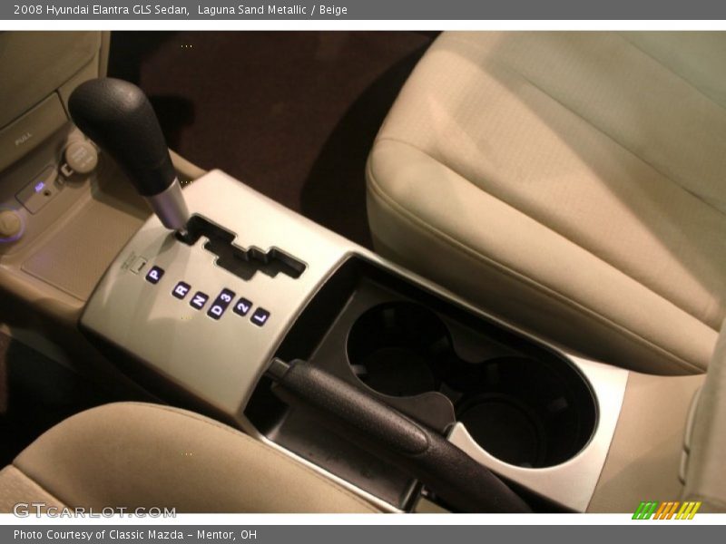 Laguna Sand Metallic / Beige 2008 Hyundai Elantra GLS Sedan
