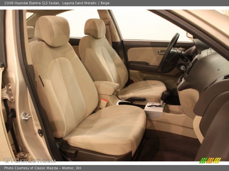 Laguna Sand Metallic / Beige 2008 Hyundai Elantra GLS Sedan