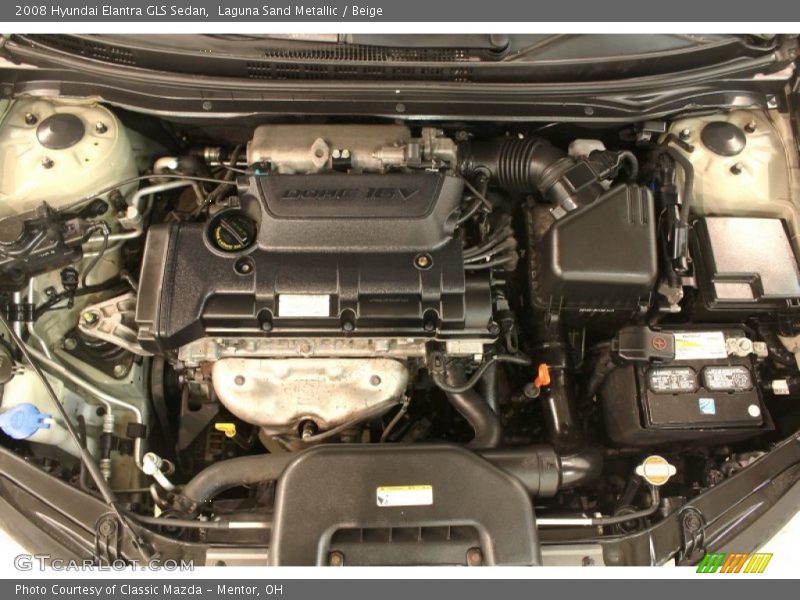 Laguna Sand Metallic / Beige 2008 Hyundai Elantra GLS Sedan