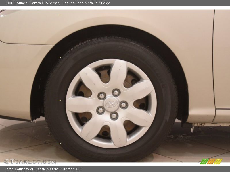 Laguna Sand Metallic / Beige 2008 Hyundai Elantra GLS Sedan