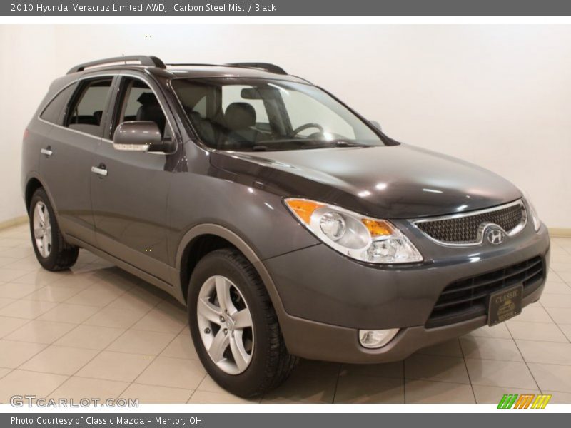 Carbon Steel Mist / Black 2010 Hyundai Veracruz Limited AWD