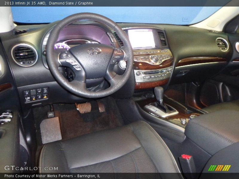 Diamond Slate / Graphite 2013 Infiniti JX 35 AWD