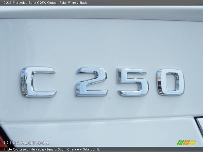 Polar White / Black 2013 Mercedes-Benz C 250 Coupe