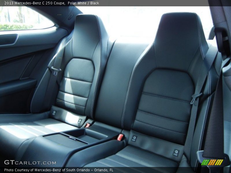 Polar White / Black 2013 Mercedes-Benz C 250 Coupe