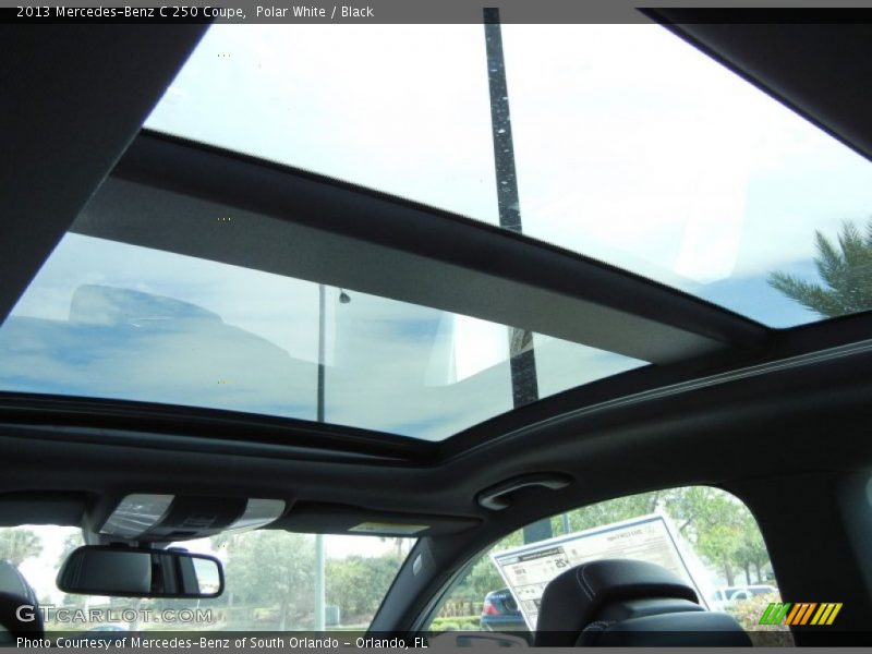 Polar White / Black 2013 Mercedes-Benz C 250 Coupe