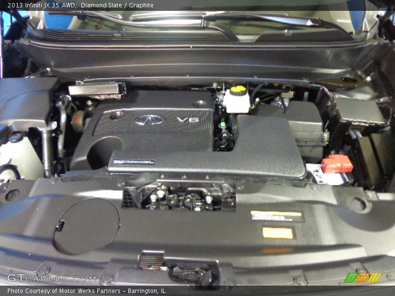 Diamond Slate / Graphite 2013 Infiniti JX 35 AWD