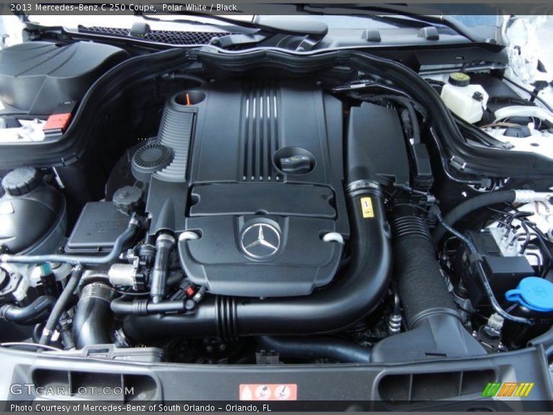 Polar White / Black 2013 Mercedes-Benz C 250 Coupe