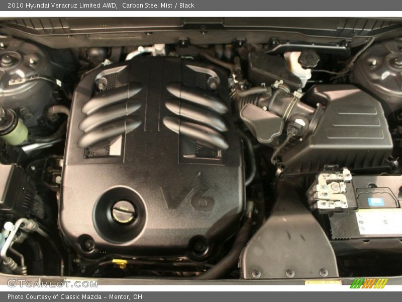 Carbon Steel Mist / Black 2010 Hyundai Veracruz Limited AWD