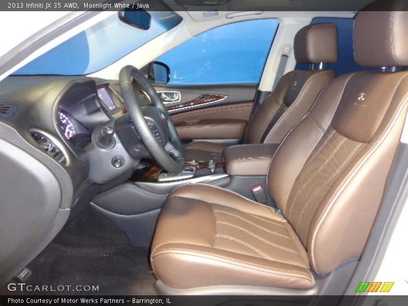 Front Seat of 2013 JX 35 AWD