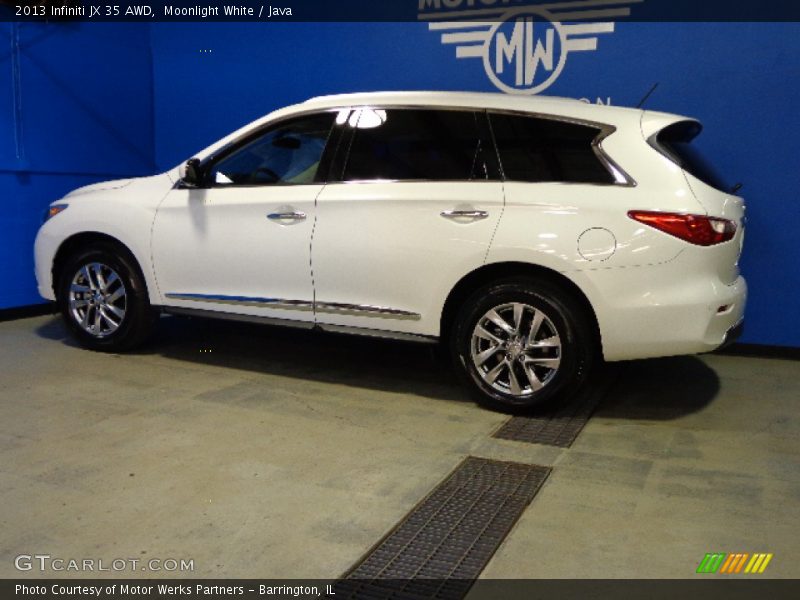 Moonlight White / Java 2013 Infiniti JX 35 AWD