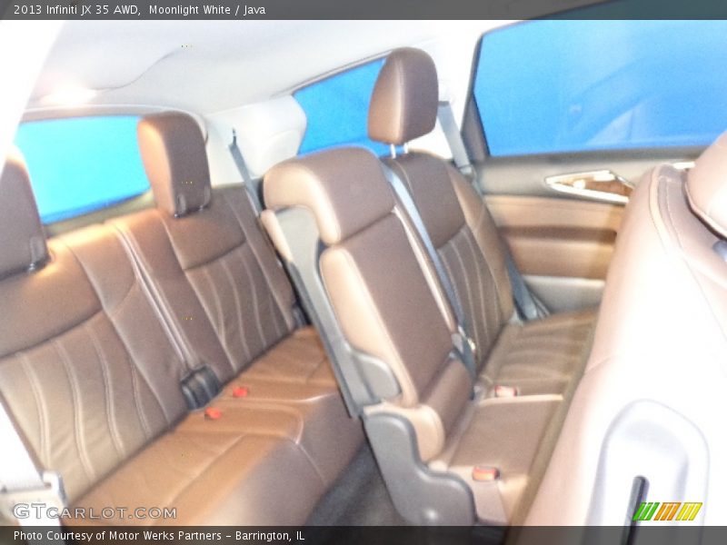 Rear Seat of 2013 JX 35 AWD