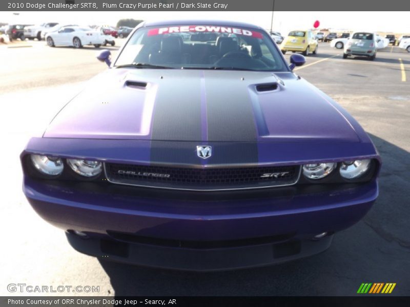 Plum Crazy Purple Pearl / Dark Slate Gray 2010 Dodge Challenger SRT8