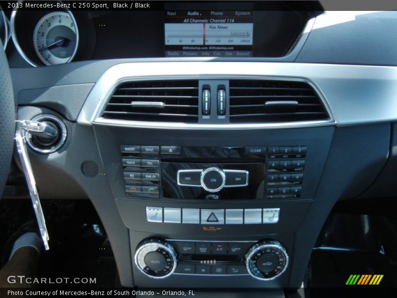 Black / Black 2013 Mercedes-Benz C 250 Sport
