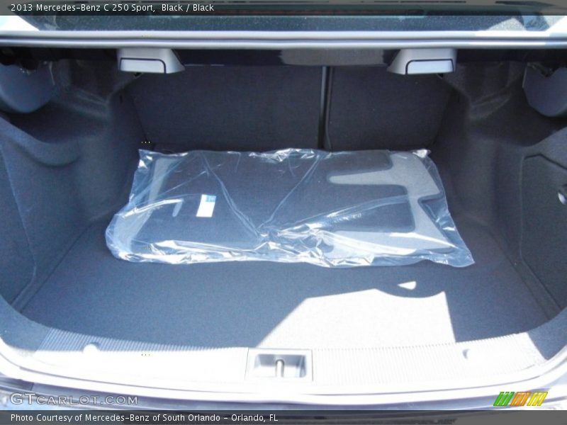 Black / Black 2013 Mercedes-Benz C 250 Sport