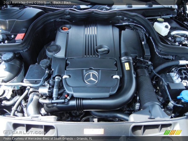  2013 C 250 Sport Engine - 1.8 Liter DI Turbocharged DOHC 16-Valve VVT 4 Cylinder