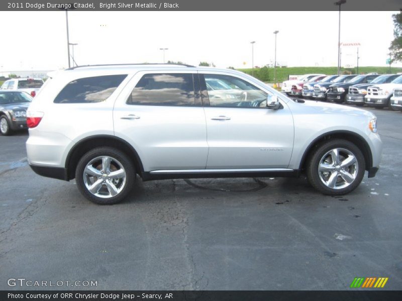 Bright Silver Metallic / Black 2011 Dodge Durango Citadel