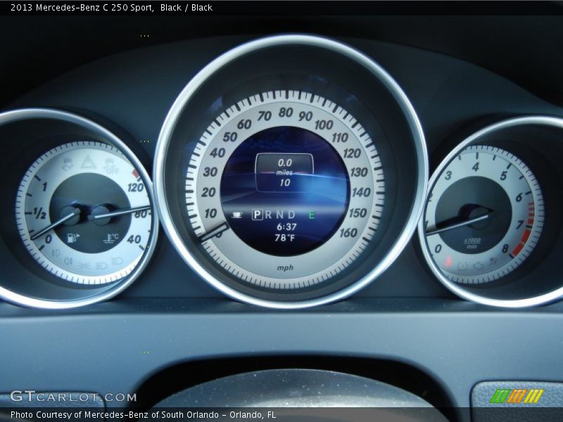 Black / Black 2013 Mercedes-Benz C 250 Sport