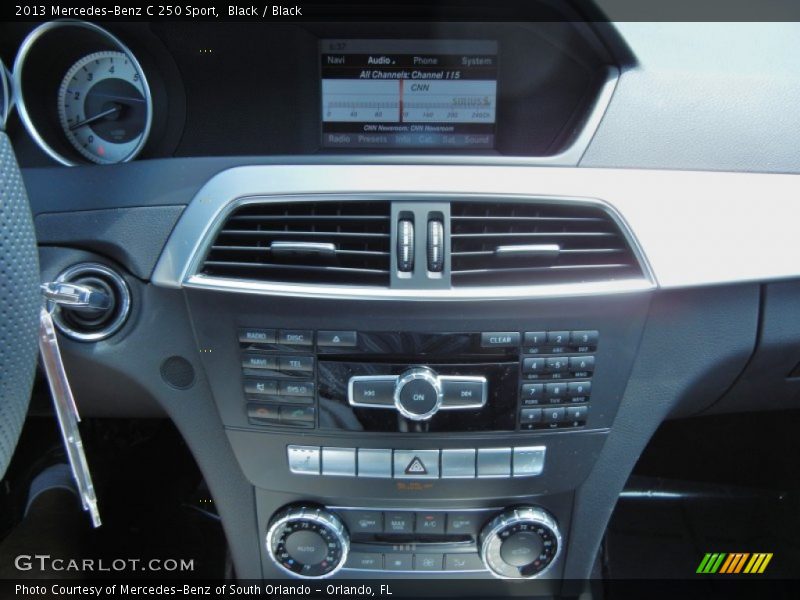 Black / Black 2013 Mercedes-Benz C 250 Sport