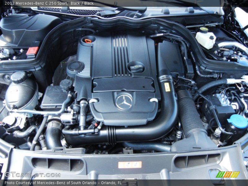 Black / Black 2013 Mercedes-Benz C 250 Sport