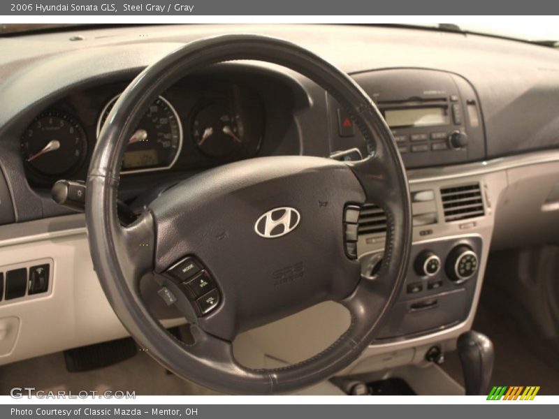 Steel Gray / Gray 2006 Hyundai Sonata GLS