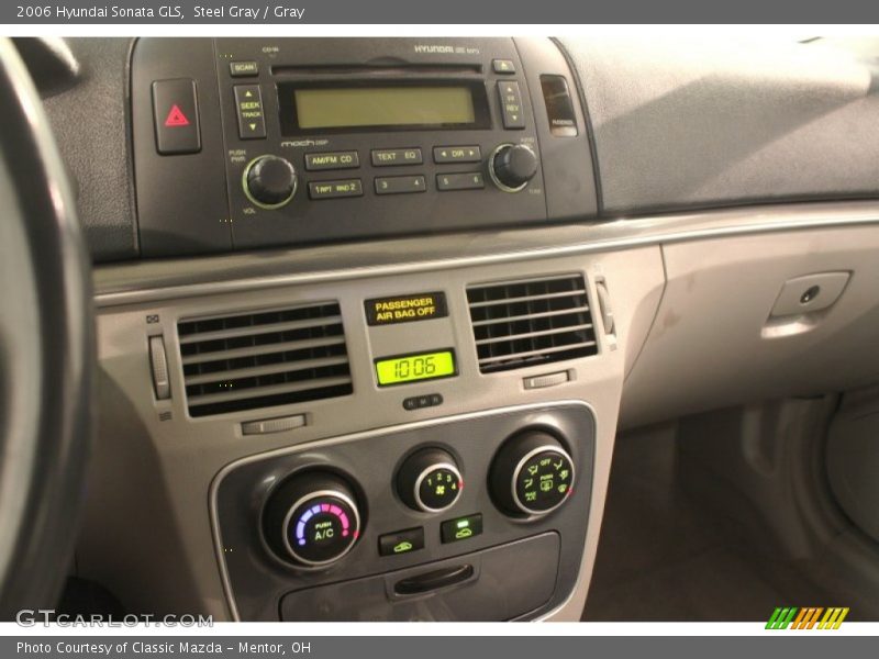 Steel Gray / Gray 2006 Hyundai Sonata GLS