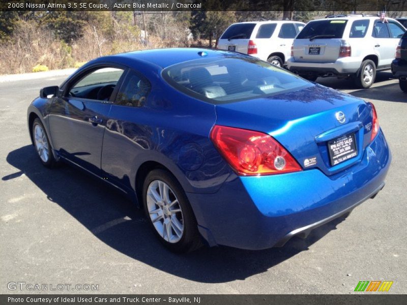 Azure Blue Metallic / Charcoal 2008 Nissan Altima 3.5 SE Coupe