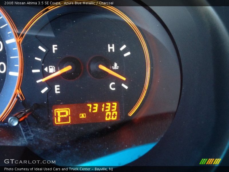 Azure Blue Metallic / Charcoal 2008 Nissan Altima 3.5 SE Coupe