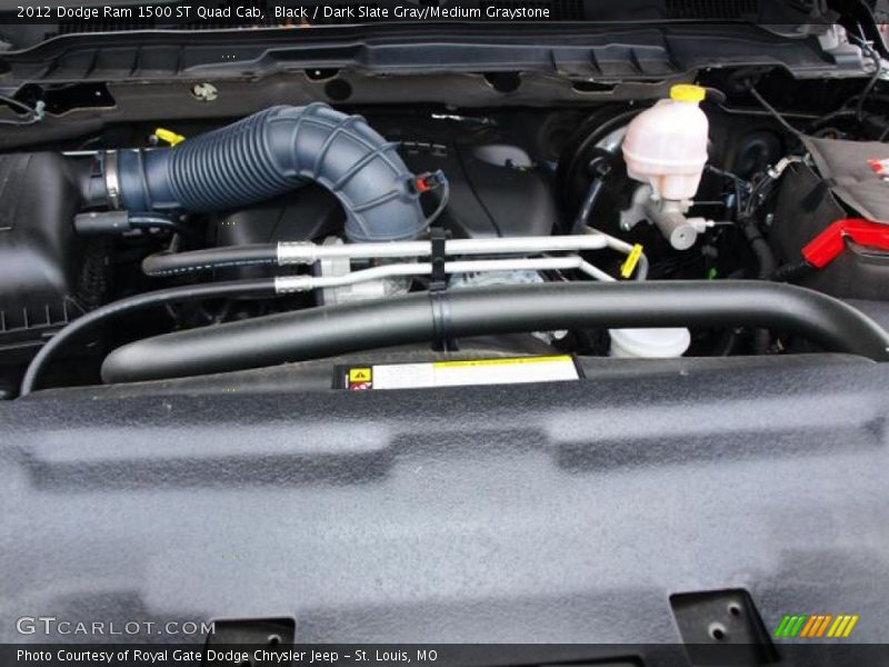 Black / Dark Slate Gray/Medium Graystone 2012 Dodge Ram 1500 ST Quad Cab
