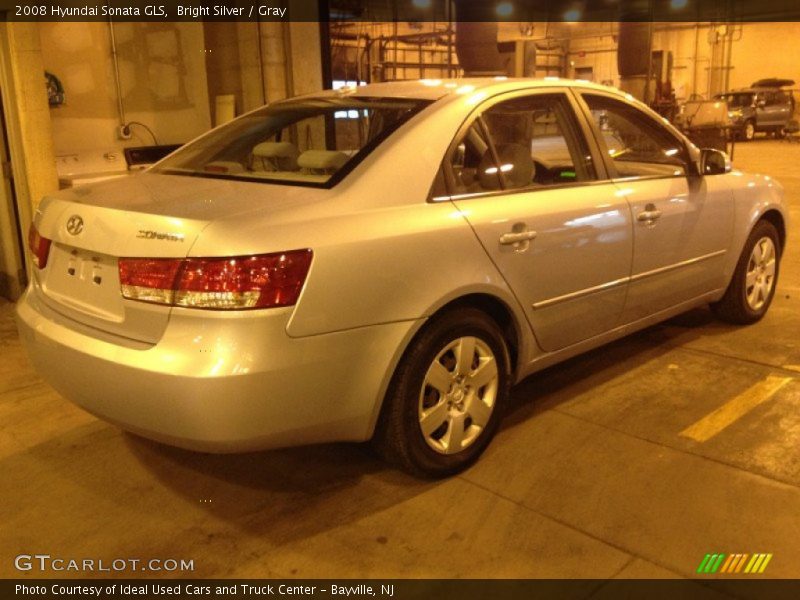 Bright Silver / Gray 2008 Hyundai Sonata GLS