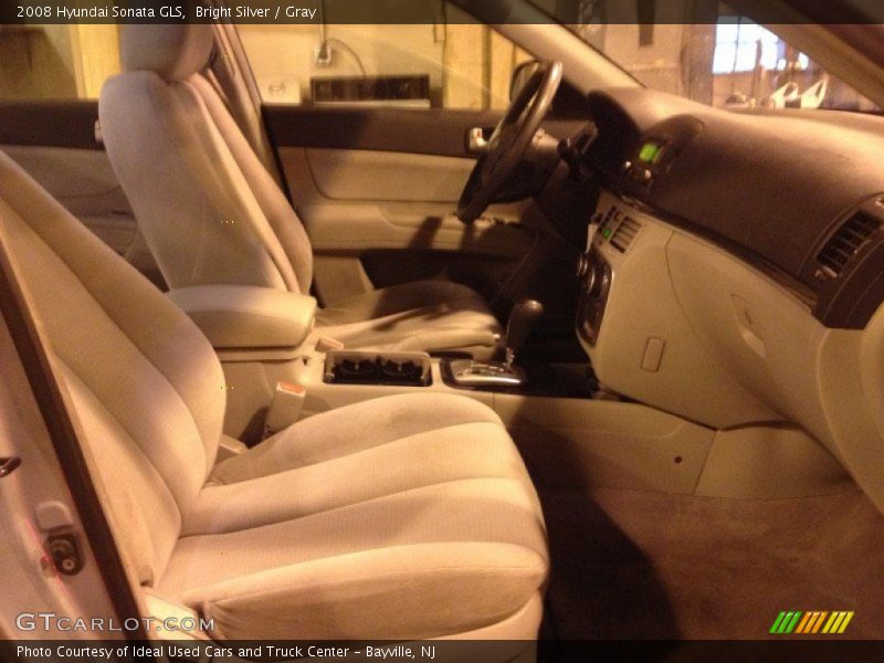 Bright Silver / Gray 2008 Hyundai Sonata GLS