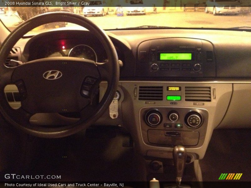 Bright Silver / Gray 2008 Hyundai Sonata GLS