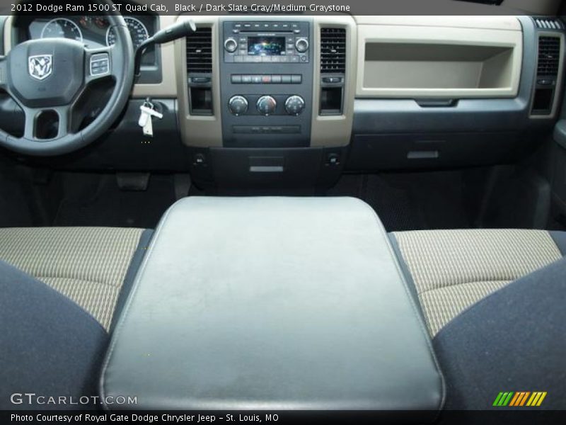 Black / Dark Slate Gray/Medium Graystone 2012 Dodge Ram 1500 ST Quad Cab