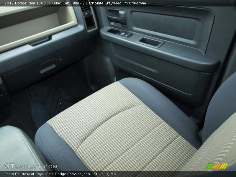 Black / Dark Slate Gray/Medium Graystone 2012 Dodge Ram 1500 ST Quad Cab