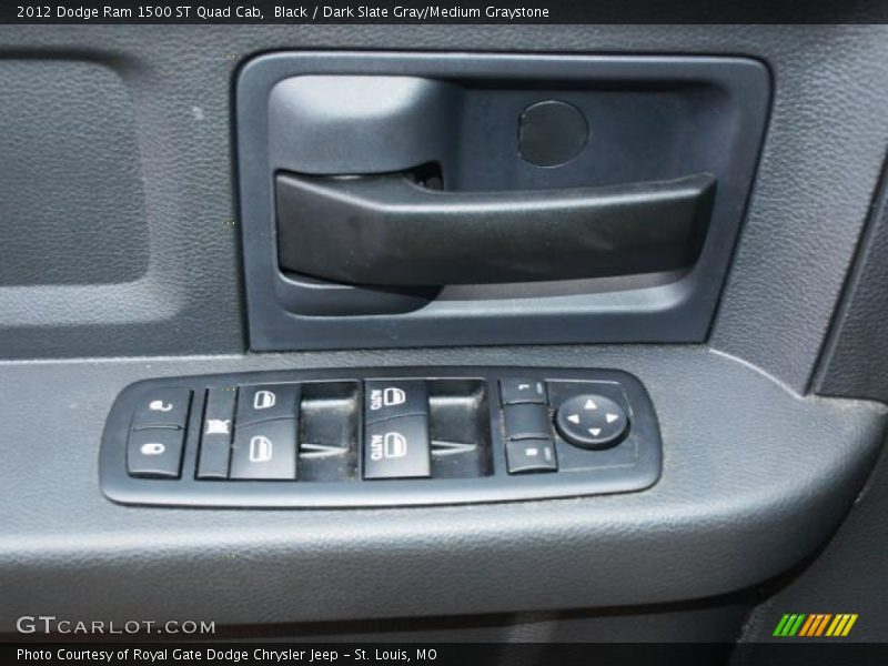 Black / Dark Slate Gray/Medium Graystone 2012 Dodge Ram 1500 ST Quad Cab