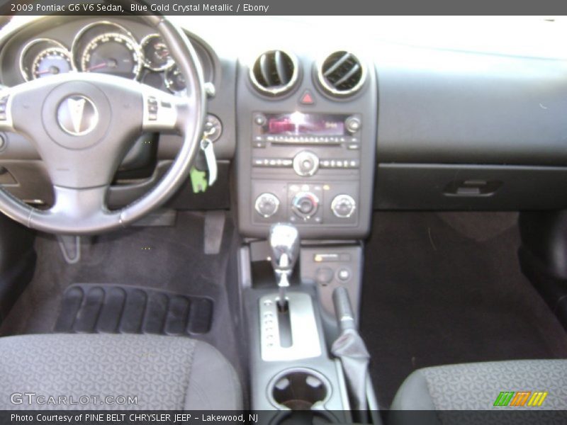 Blue Gold Crystal Metallic / Ebony 2009 Pontiac G6 V6 Sedan