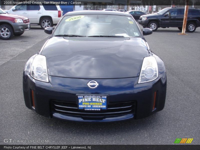 San Marino Blue / Carbon 2008 Nissan 350Z Coupe