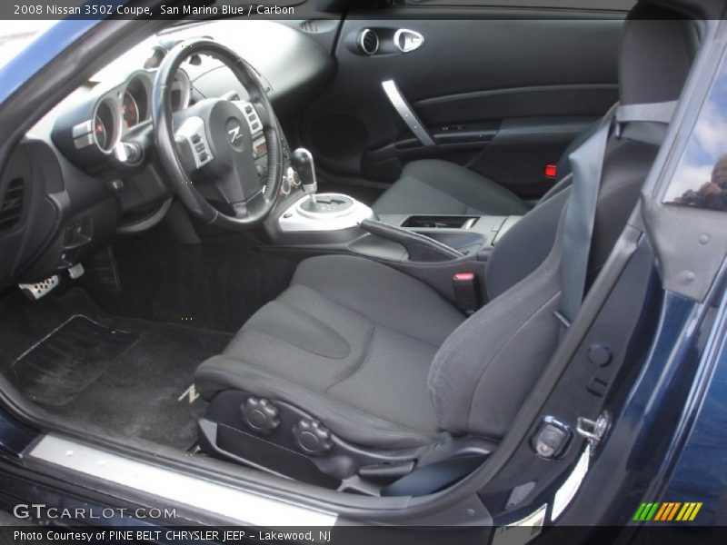  2008 350Z Coupe Carbon Interior