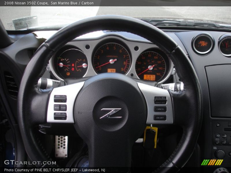 San Marino Blue / Carbon 2008 Nissan 350Z Coupe