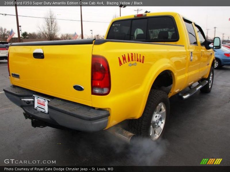 Blazing Yellow / Black 2006 Ford F350 Super Duty Amarillo Edition Crew Cab 4x4