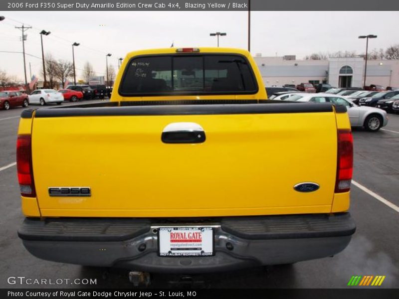Blazing Yellow / Black 2006 Ford F350 Super Duty Amarillo Edition Crew Cab 4x4