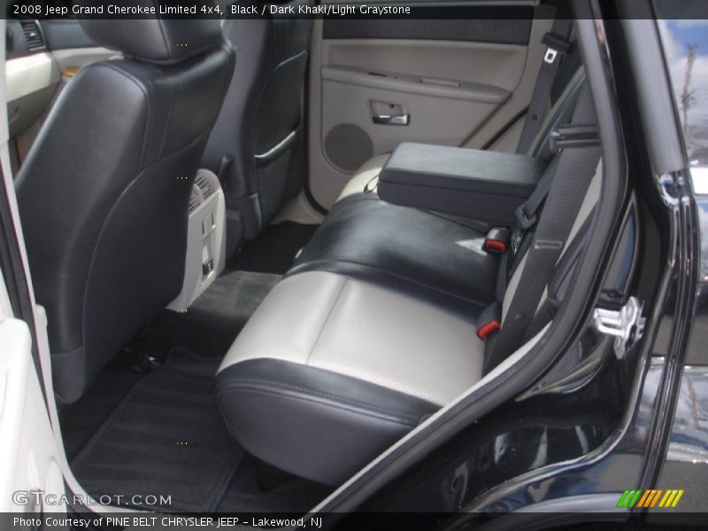 Black / Dark Khaki/Light Graystone 2008 Jeep Grand Cherokee Limited 4x4