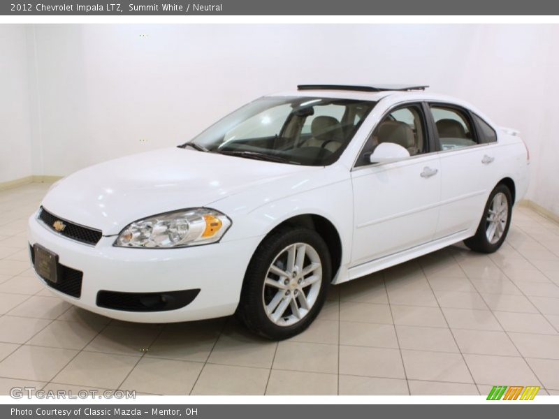 Summit White / Neutral 2012 Chevrolet Impala LTZ