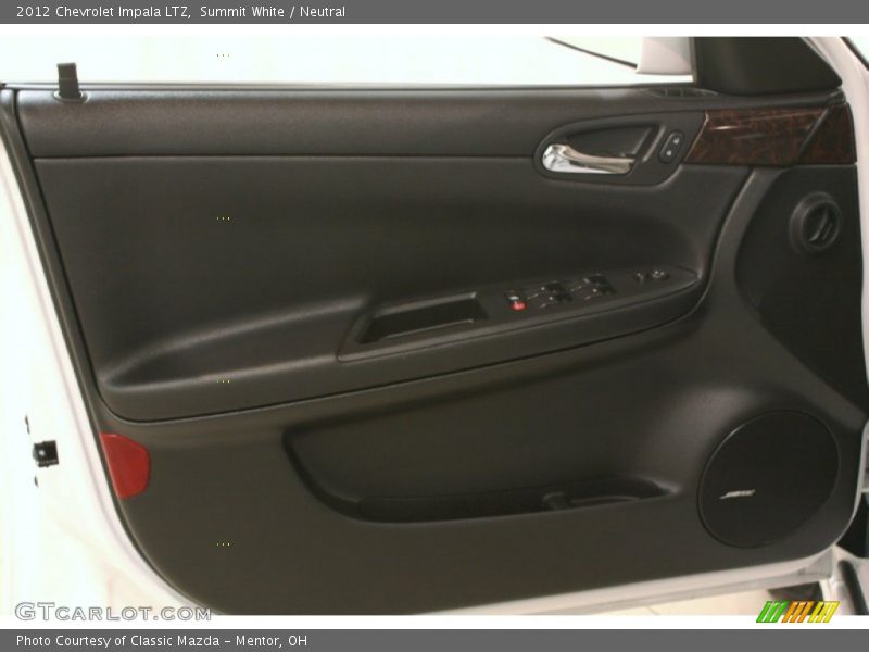 Summit White / Neutral 2012 Chevrolet Impala LTZ