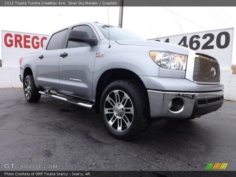 Silver Sky Metallic / Graphite 2013 Toyota Tundra CrewMax 4x4