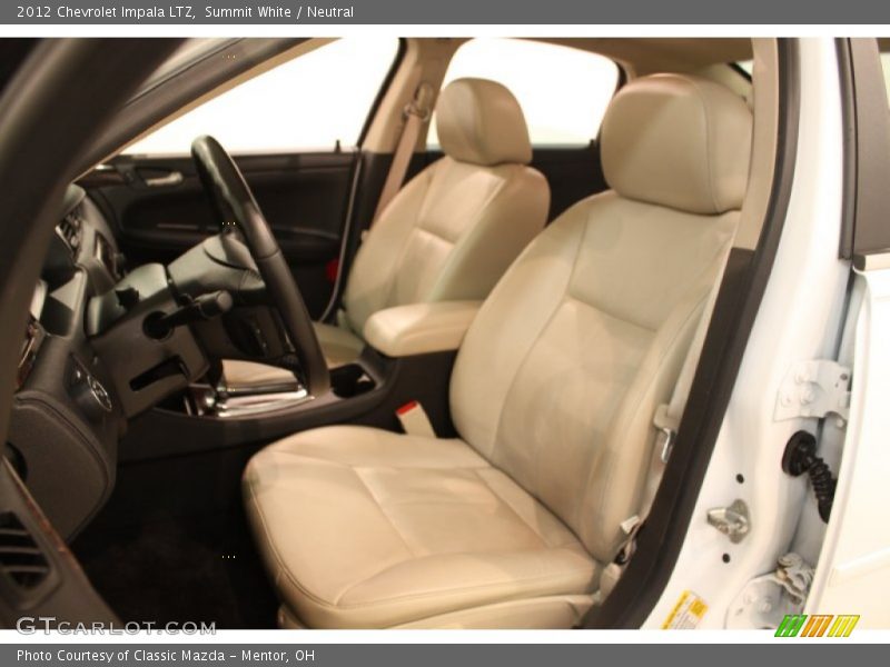 Summit White / Neutral 2012 Chevrolet Impala LTZ
