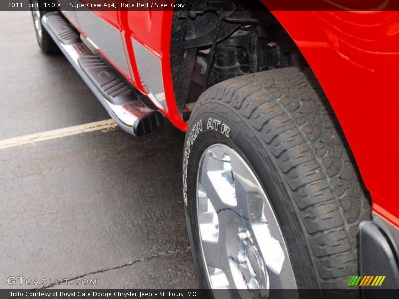 Race Red / Steel Gray 2011 Ford F150 XLT SuperCrew 4x4