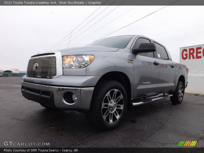 Silver Sky Metallic / Graphite 2013 Toyota Tundra CrewMax 4x4