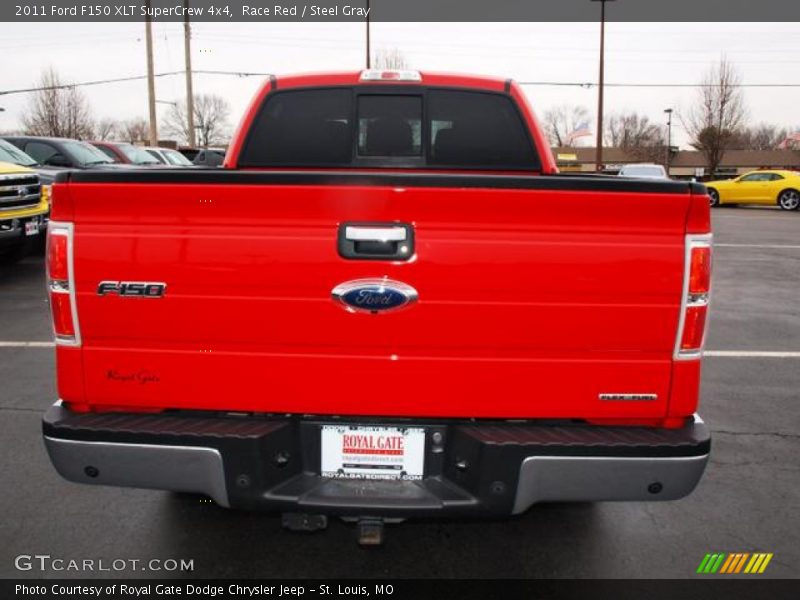 Race Red / Steel Gray 2011 Ford F150 XLT SuperCrew 4x4