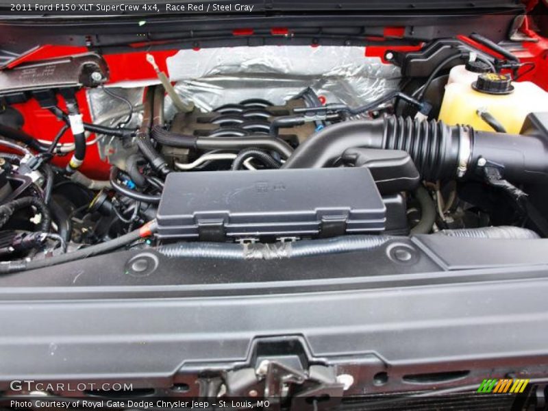 Race Red / Steel Gray 2011 Ford F150 XLT SuperCrew 4x4